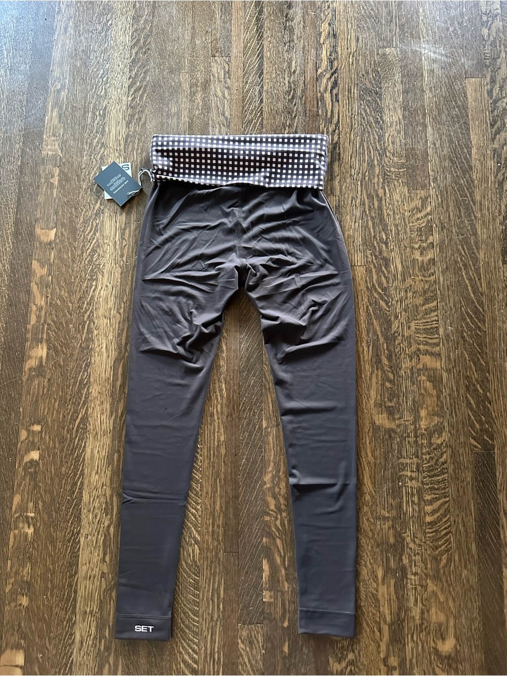 SET Active Breathe Gingham Leggings- size small